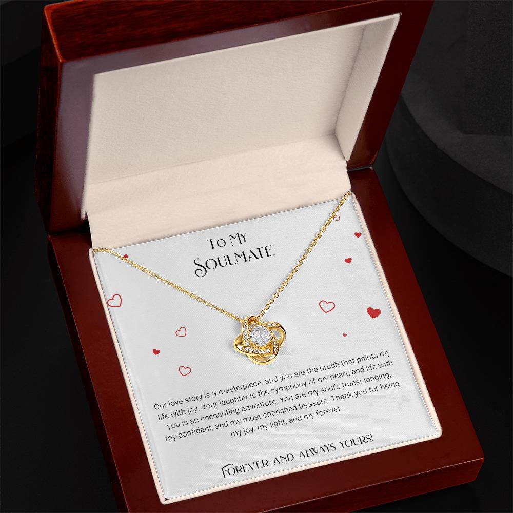 Everlasting Love Necklace: Our Love Story is a Masterpiece