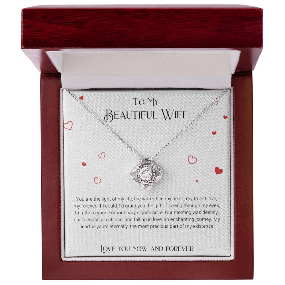 Everlasting Love Necklace: You are the Light of My Life