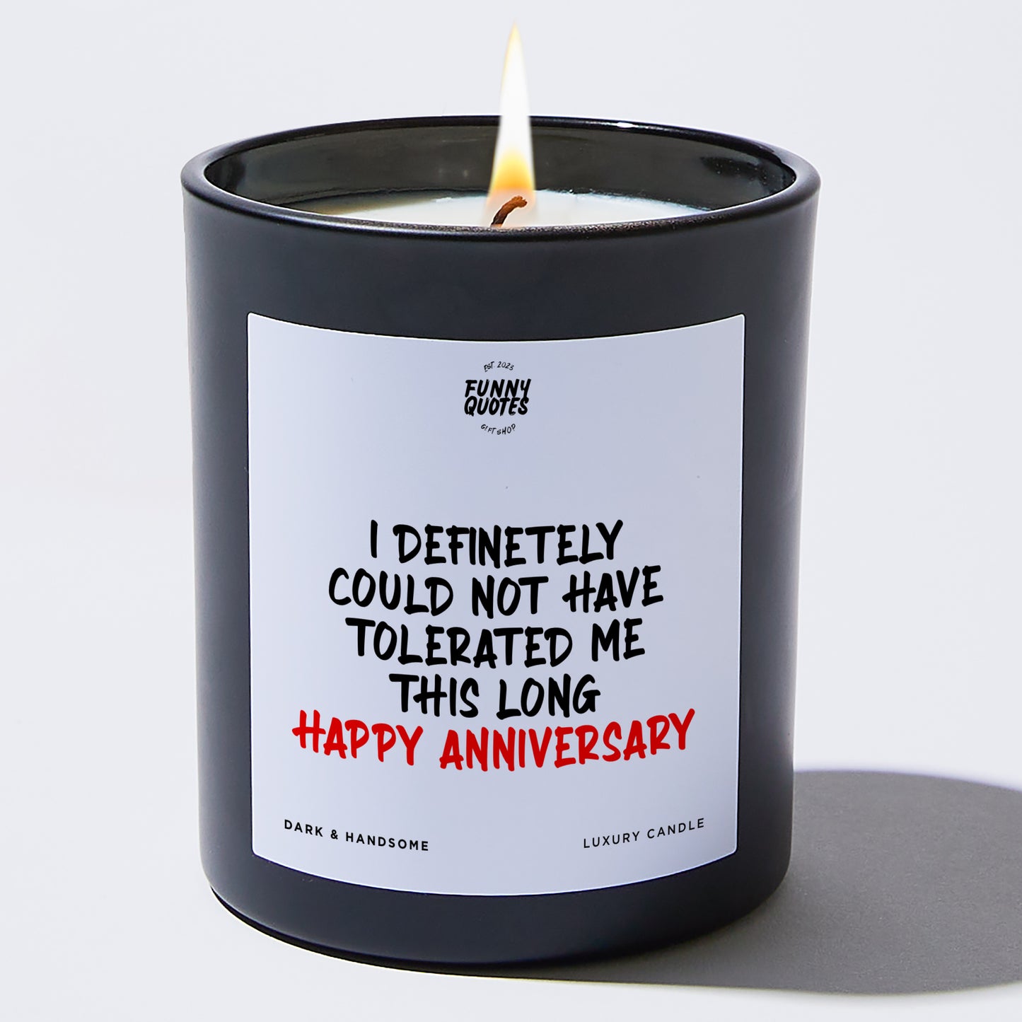 Anniversary Present - I Definitely Could Not Have Tolerated Me This Long Happy Anniversary - Candle