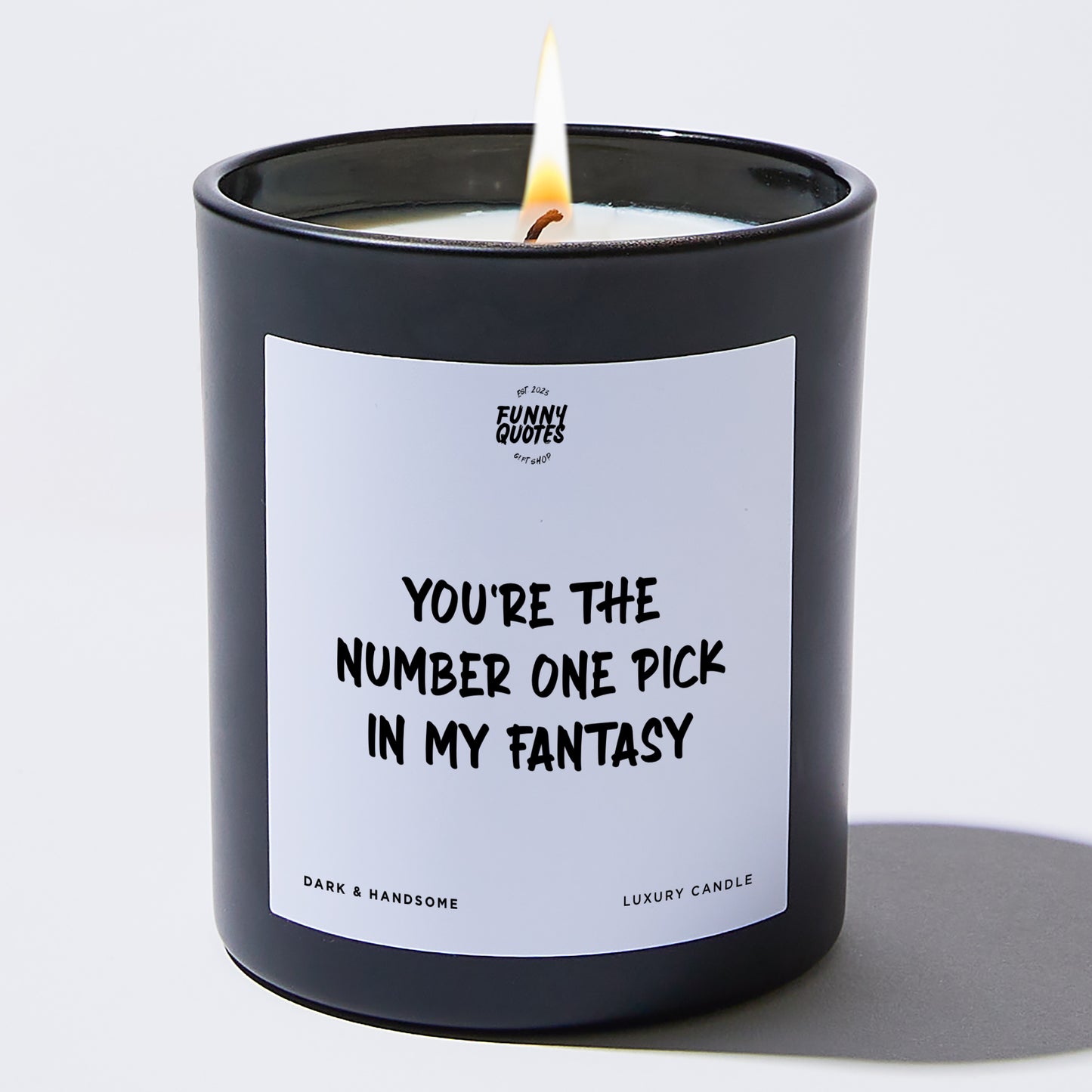 Anniversary Present - You're the Number One Pick in My Fantasy - Candle