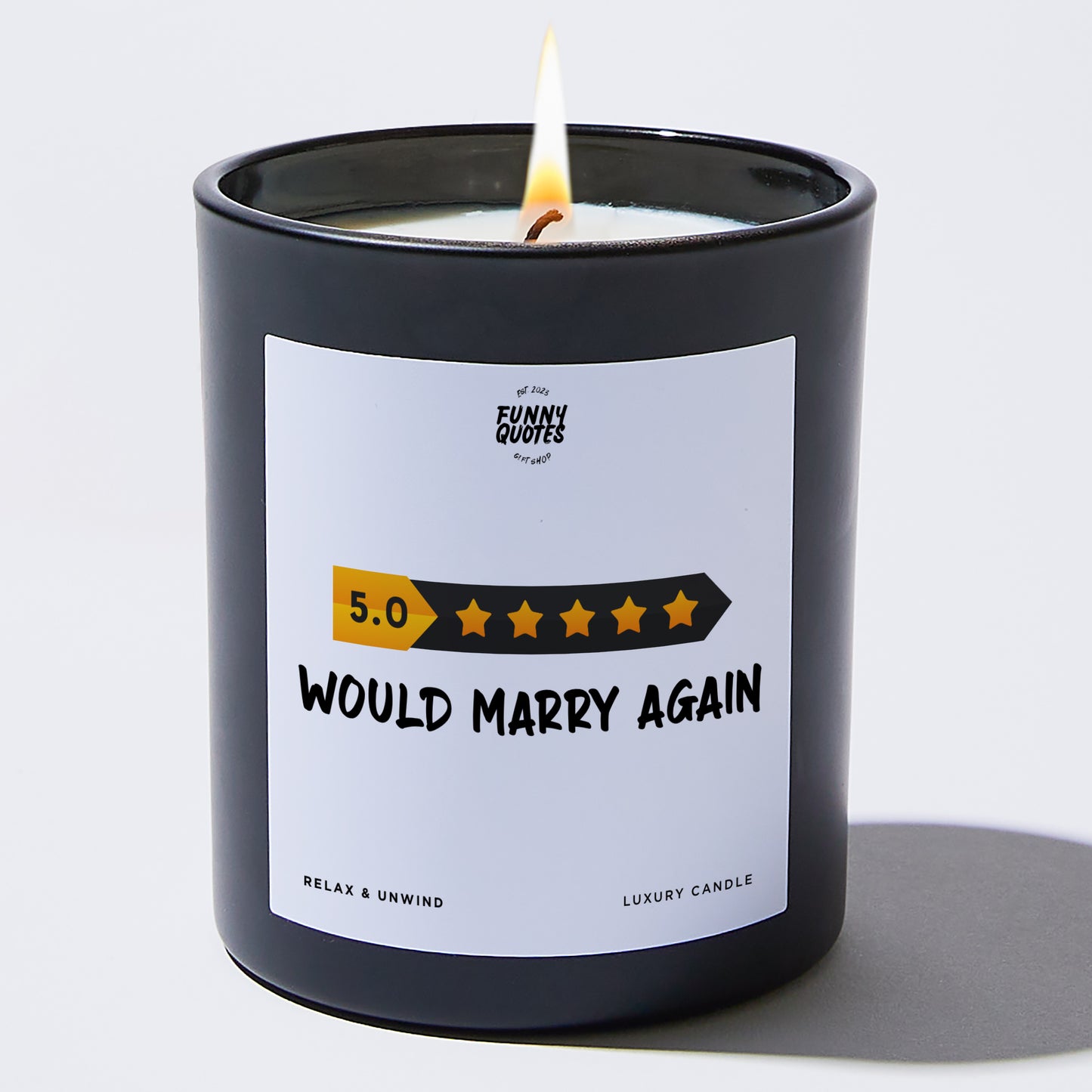 Anniversary 5 Star Would Marry Again - Funny Quotes Gift Shop