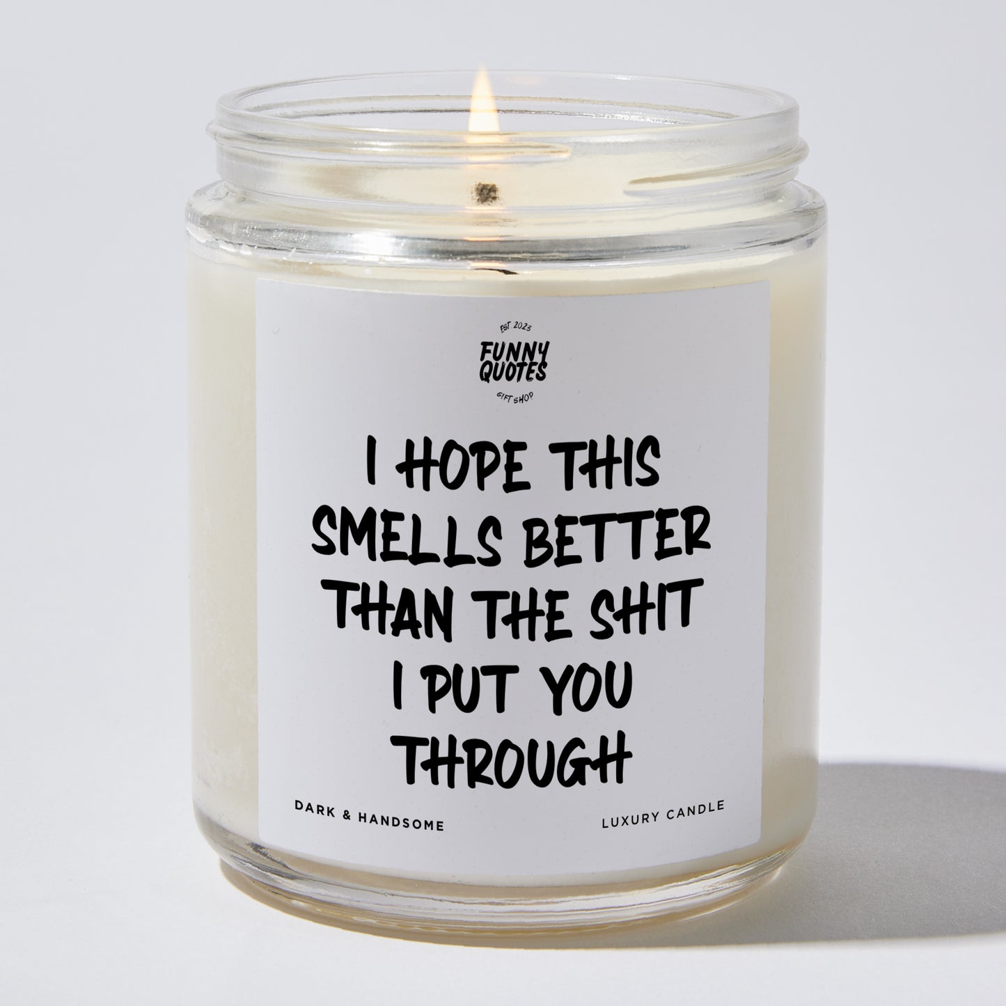 Gift for Father - I Hope This Smells Better Than The Shit I Put You Through - Candle