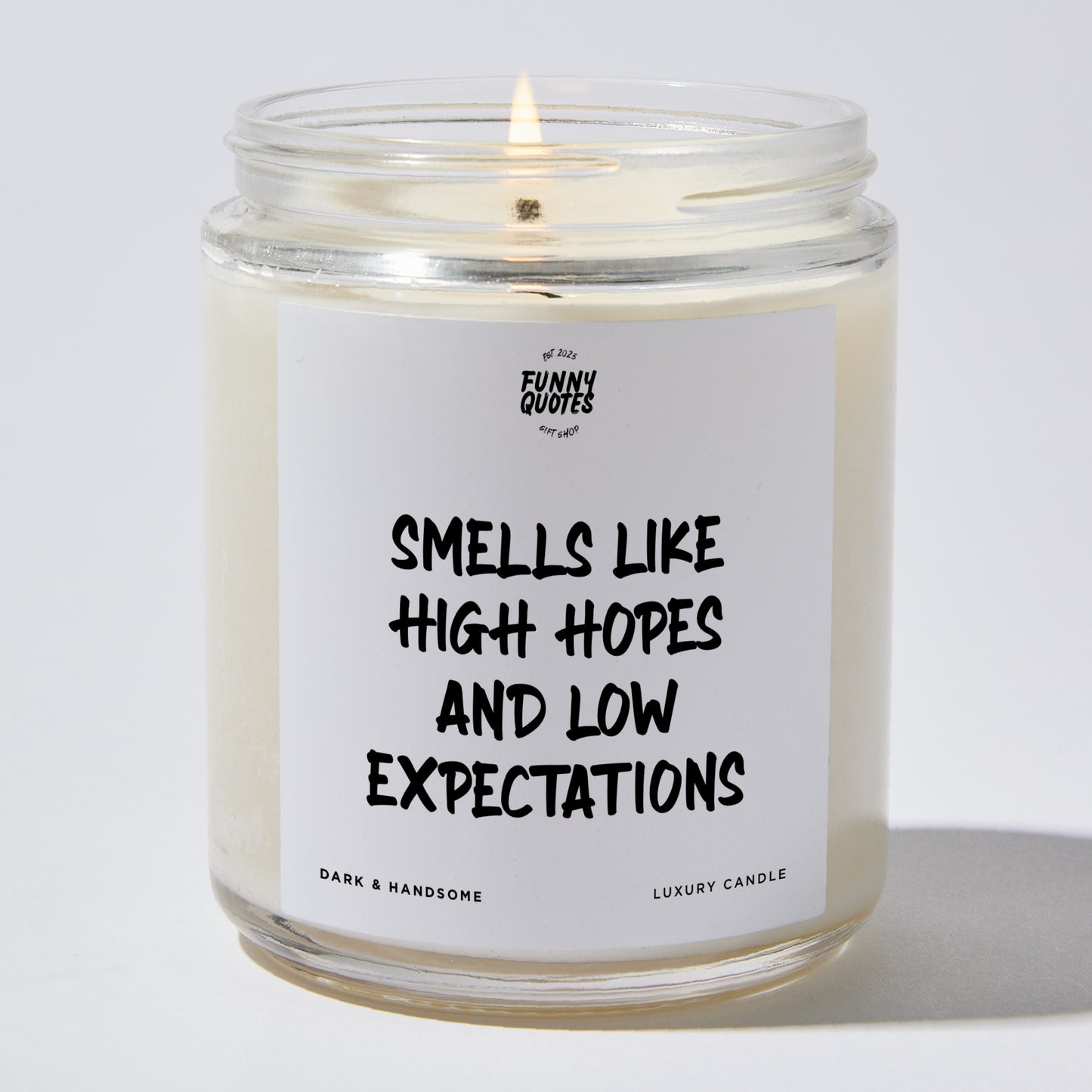 Funny Candles - Smells Like High Hopes and Low Expectations - Candle