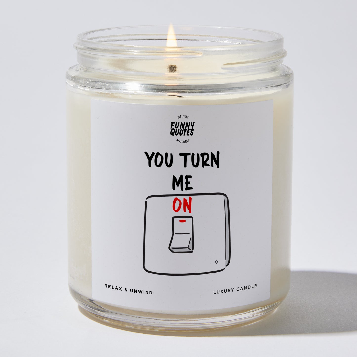 Anniversary Present - You Turn Me on - Candle