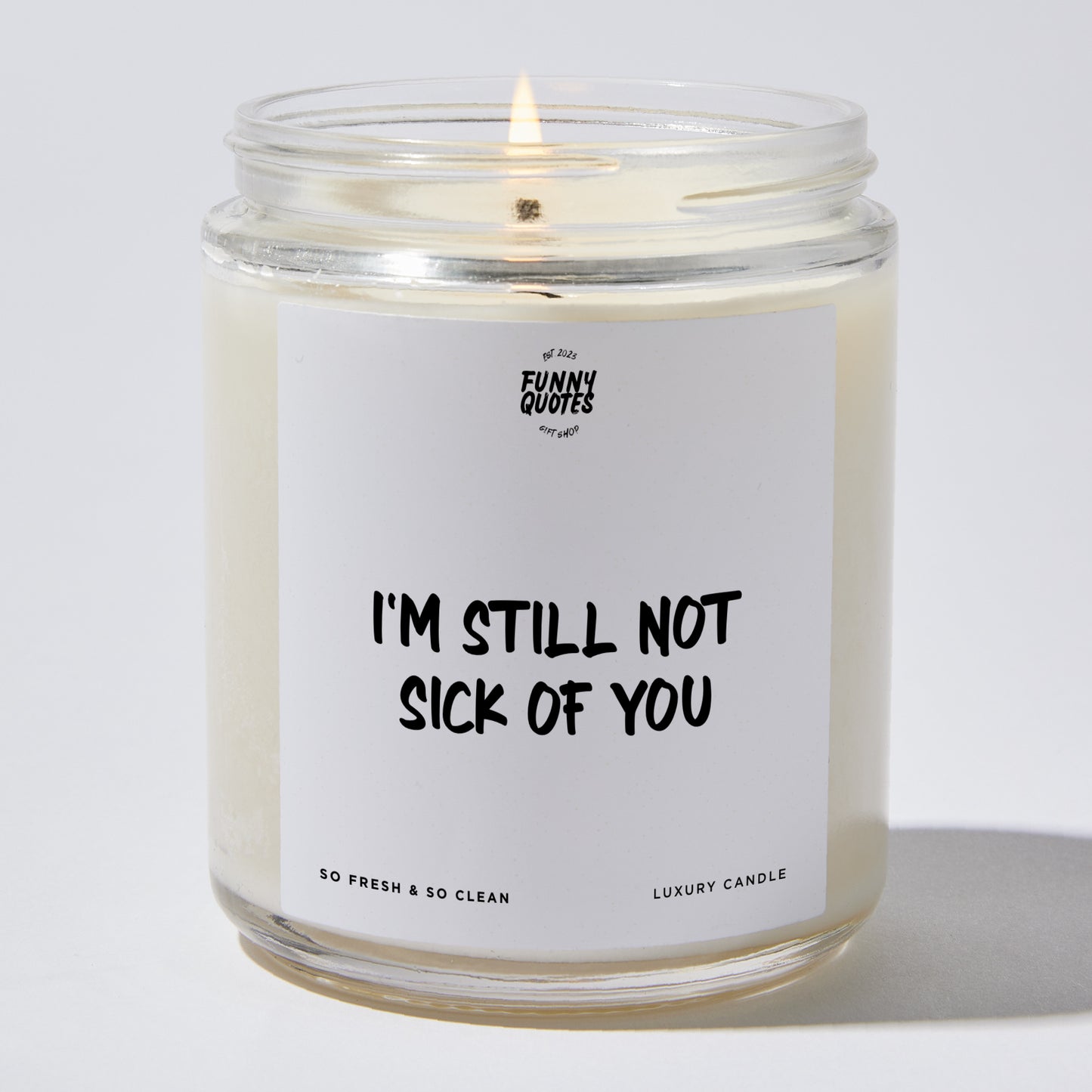 Anniversary Present - I'm Still Not Sick Of You - Candle