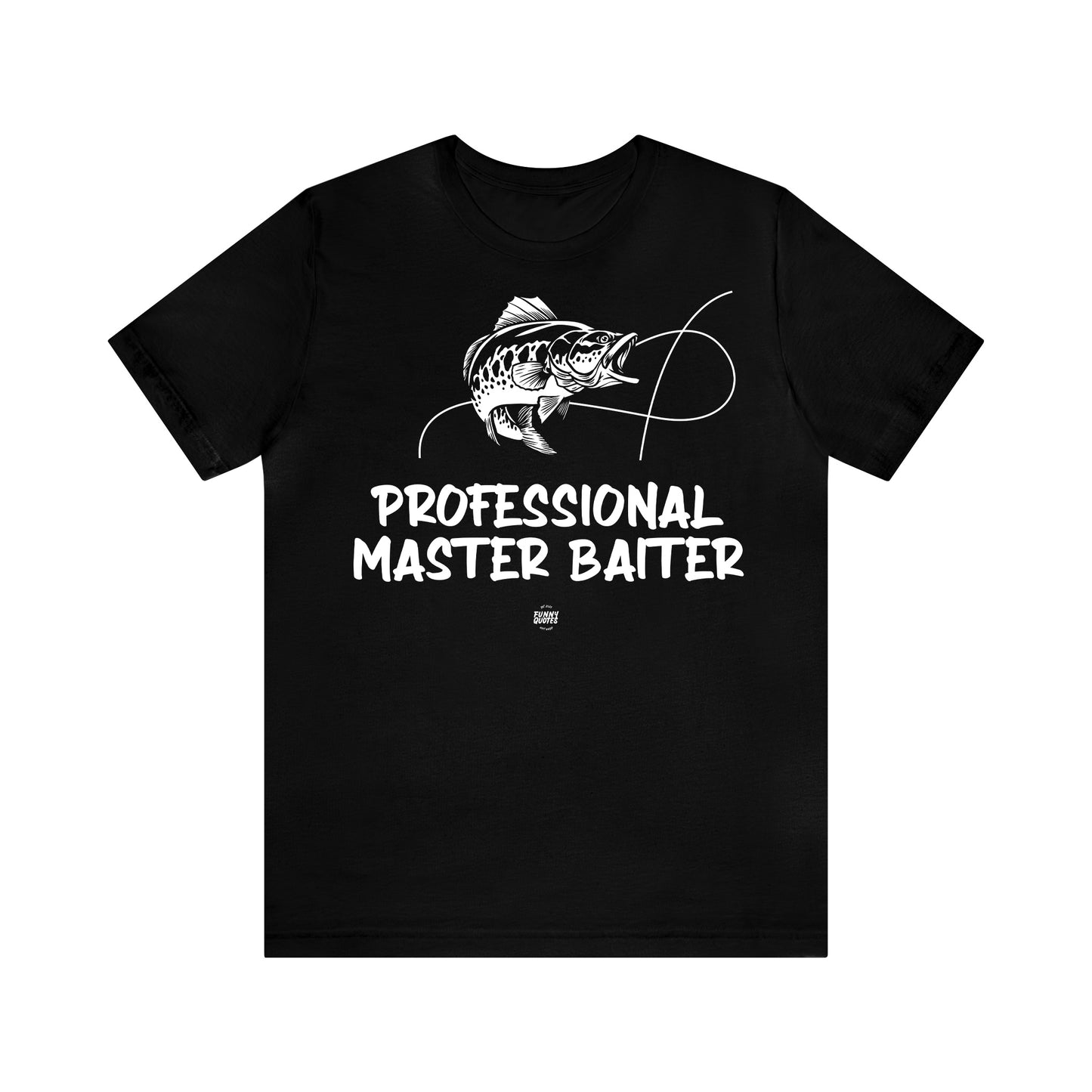 Mens T Shirts - Professional Master Baiter - Funny Men T Shirts