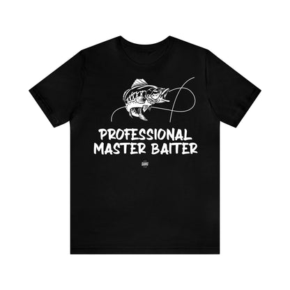 Mens T Shirts - Professional Master Baiter - Funny Men T Shirts