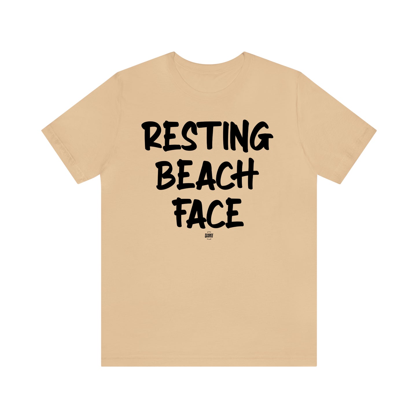 Funny Shirts for Women - Resting Beach Face - Women' T Shirts