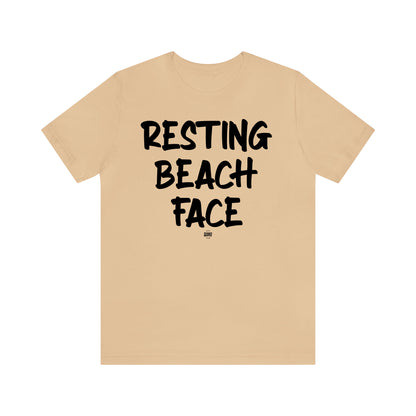 Funny Shirts for Women - Resting Beach Face - Women' T Shirts