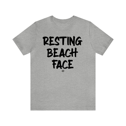 Funny Shirts for Women - Resting Beach Face - Women' T Shirts